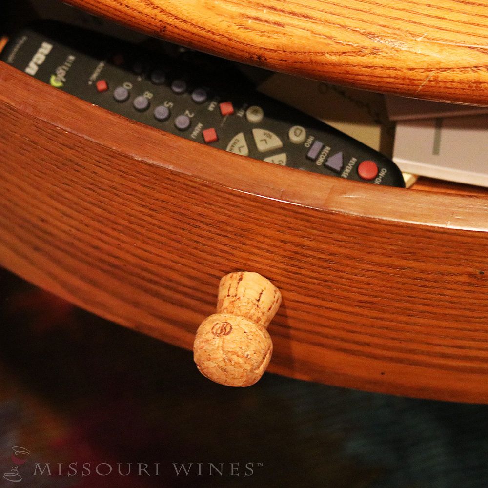Wine cork drawer pull life hack | MO wine