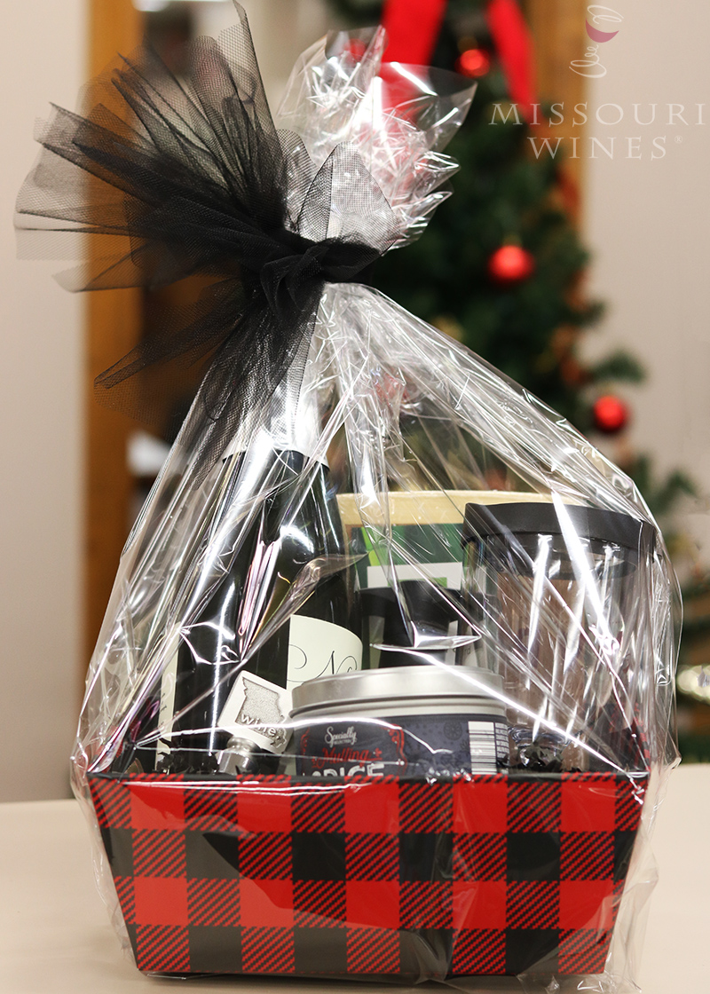 6 Tips for Building the Best Gift Baskets: Wrap the basket so the contents stay arranged the way you like them