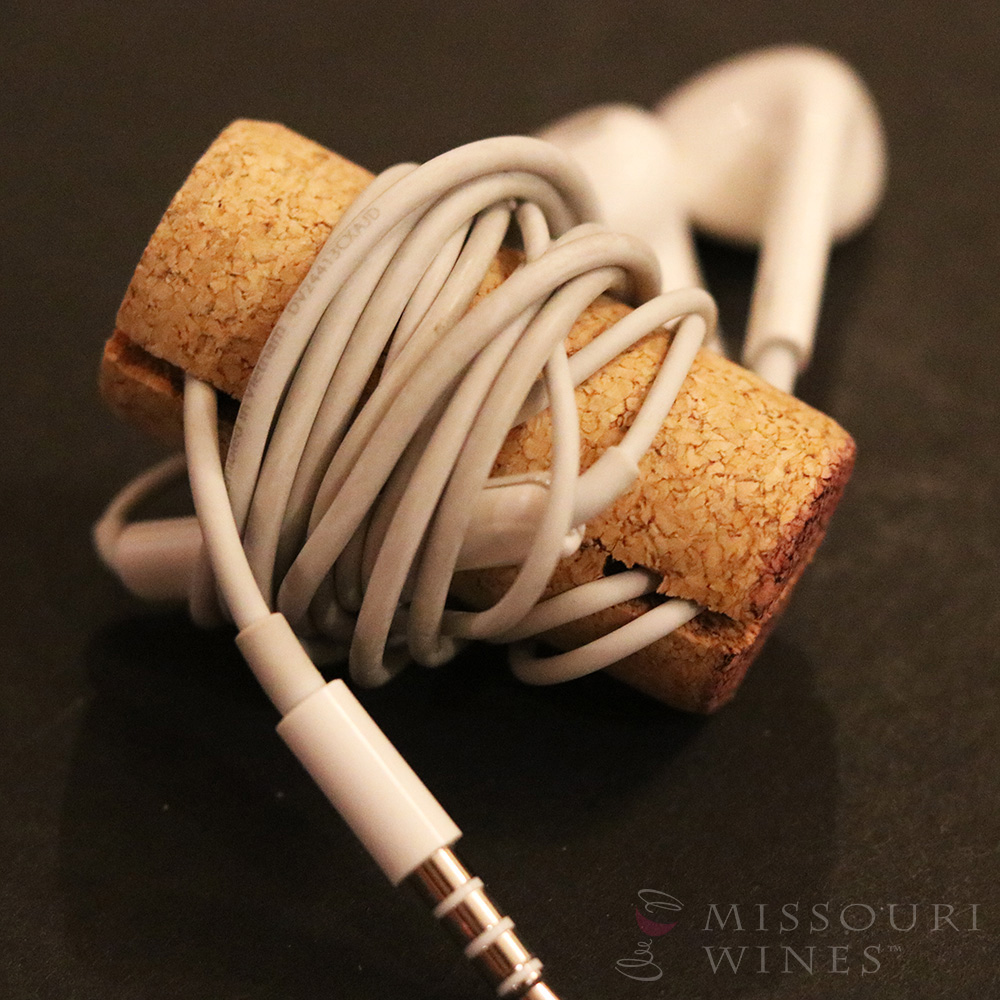 Wine cork headphones life hack | MO wine