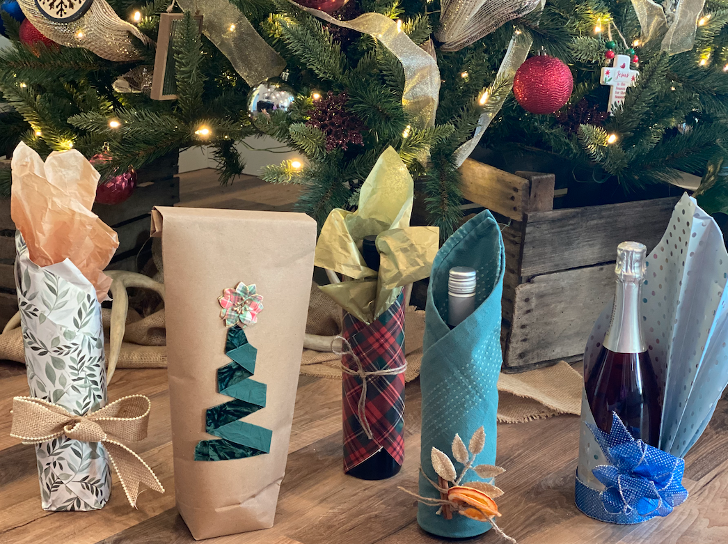 Wine wrapping hacks for the holidays          
