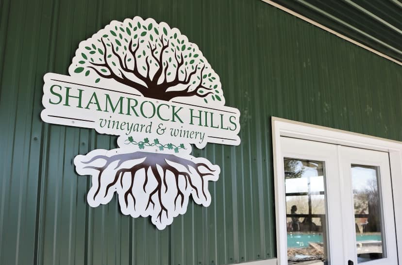 Shamrock hills sign