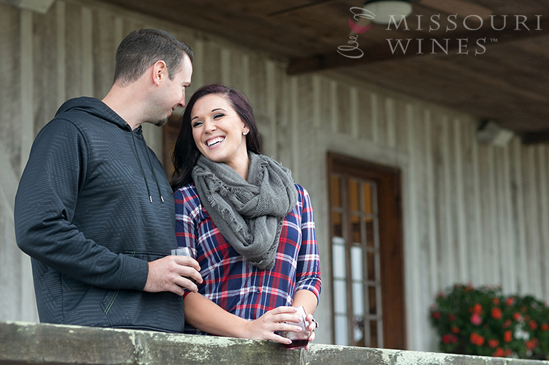 Romantic Couple at Winery