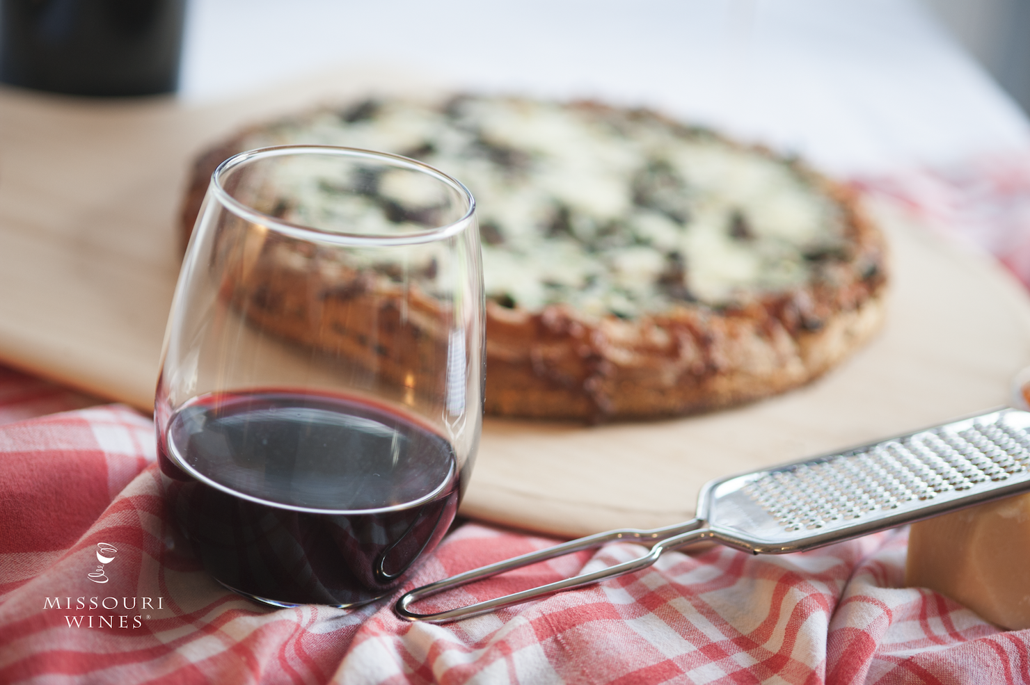 Pizza and Red Wine