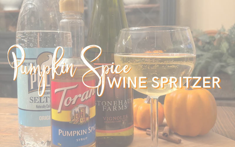 Pumpkin Spice Wine Spritzer