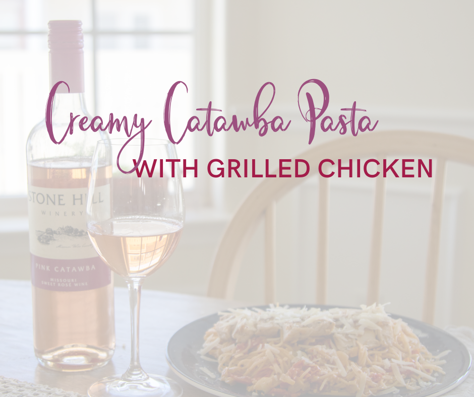 Creamy Catawba Pasta with Grilled Chicken