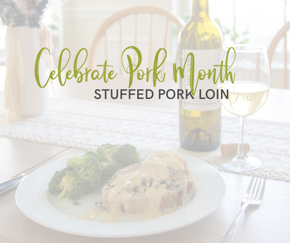 Celebrate Pork Month – Stuffed Pork Loin