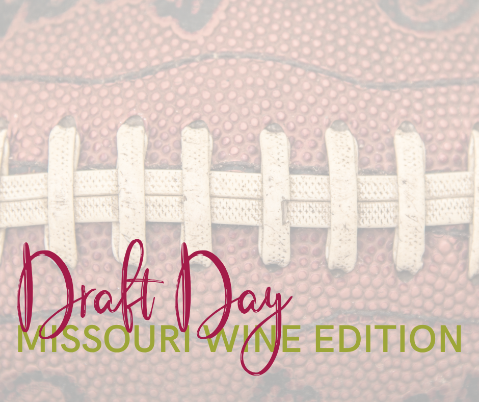 football laces with words draft day missouri wine edition over the top
