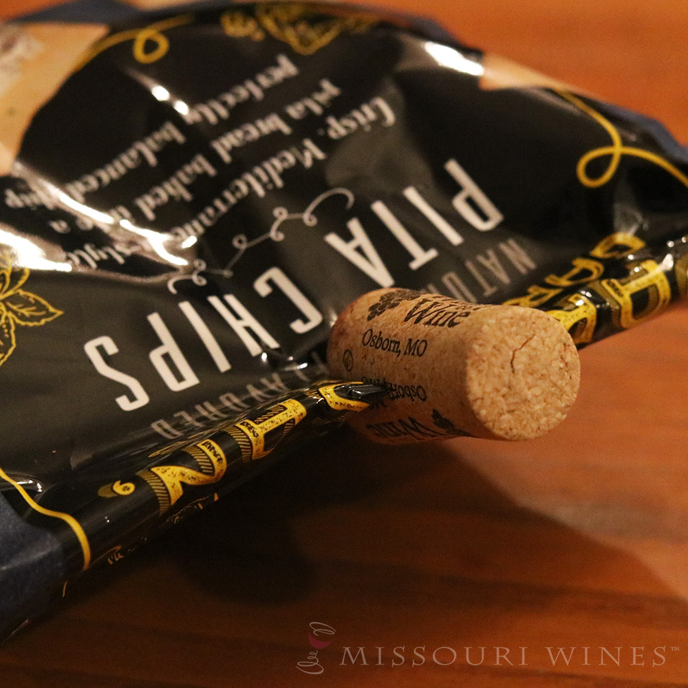 Wine cork chip clip life hack | MO wine