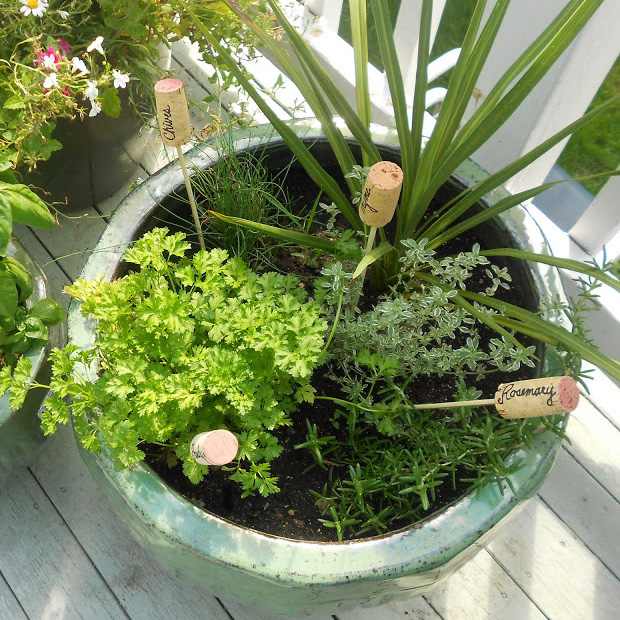 7 Ways to DIY in the Garden with Wine | Cork Plant Markers