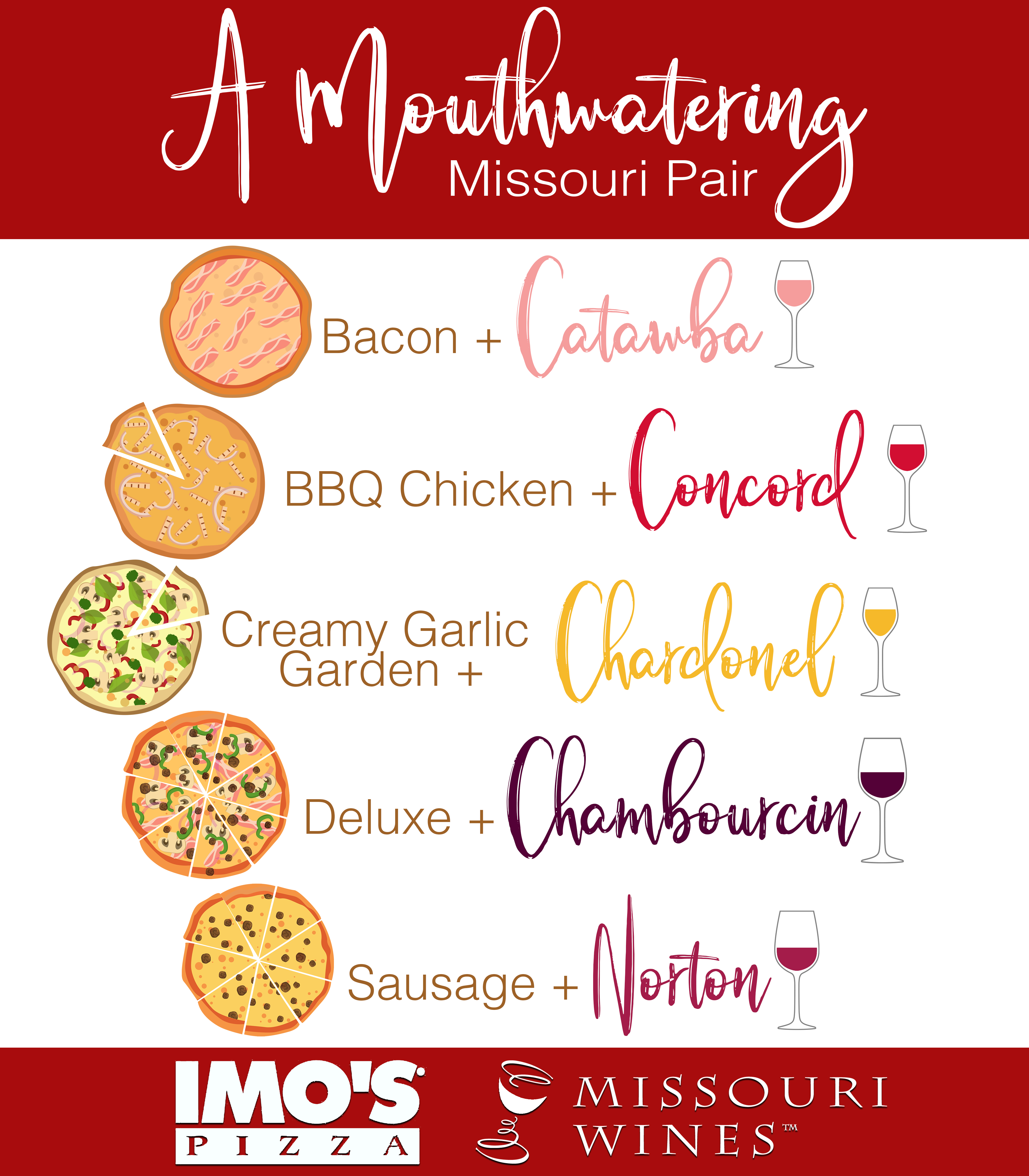 IMO's Pizza and MO Wine