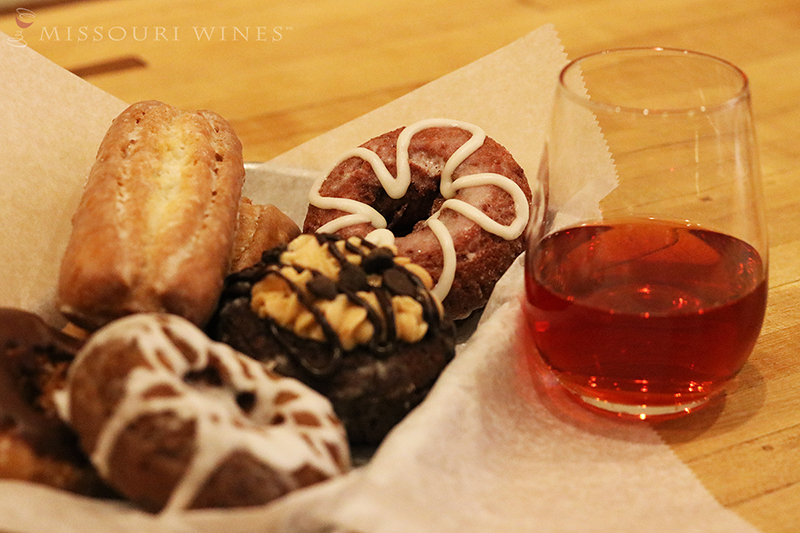 Doughnuts are delicious on their own, but even better with MO wine! 