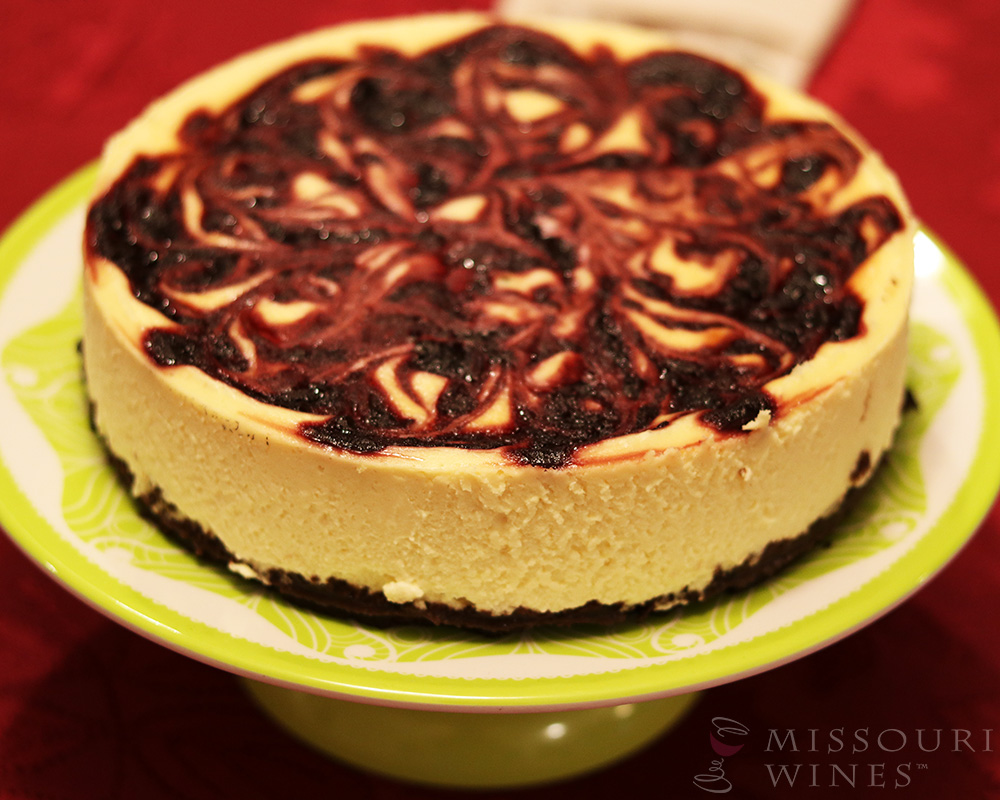 Perfect Holiday Dessert- Mulled Wine Cheesecake
