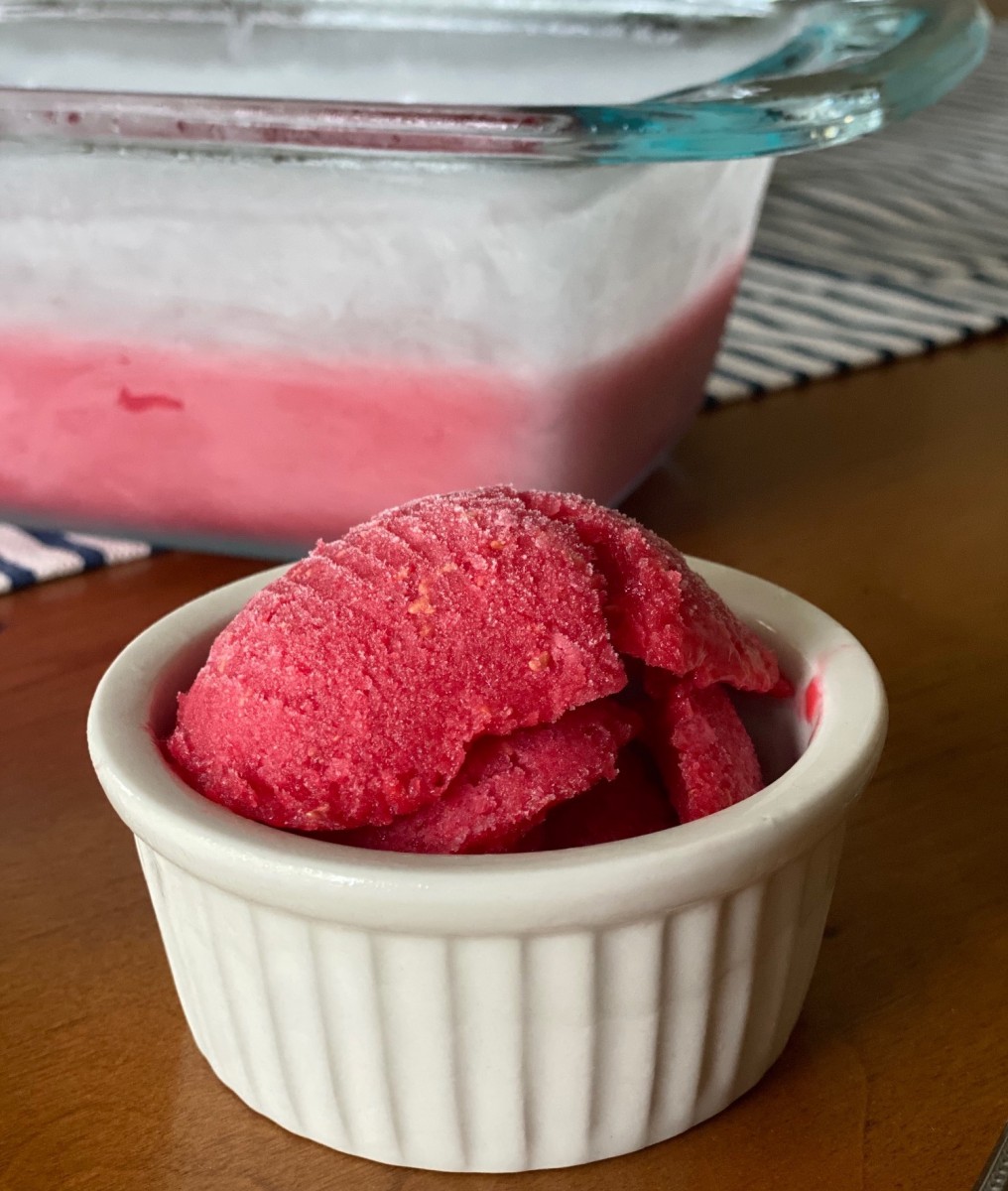 Red Wine-Raspberry Sorbet Recipe