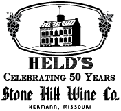 Stone Hill's 50th Anniversary labels 
