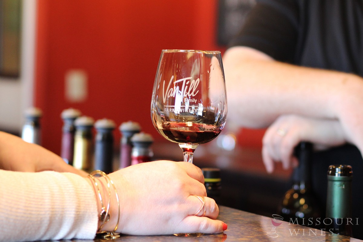 Spotlight on Missouri Wine Country: KC Area | Van Till Family Farm Winery's tasting room is a welcoming place to try local wines.