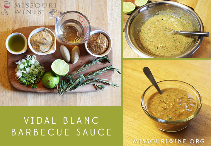 Vidal Blanc Mustard Barbecue Sauce 