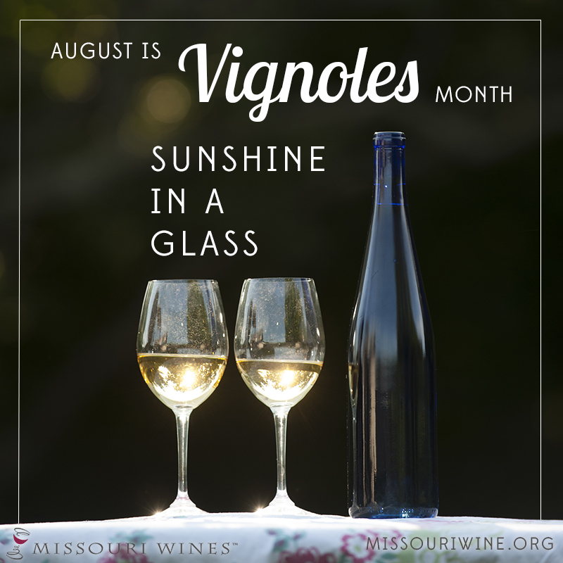 August is Vignoles Month in Missouri Wine Country 
