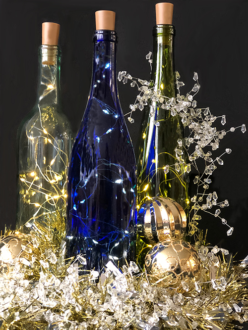 DIY Holiday Crafting with Wine Bottles