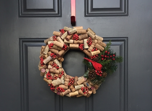 DIY Wine Cork Wreath