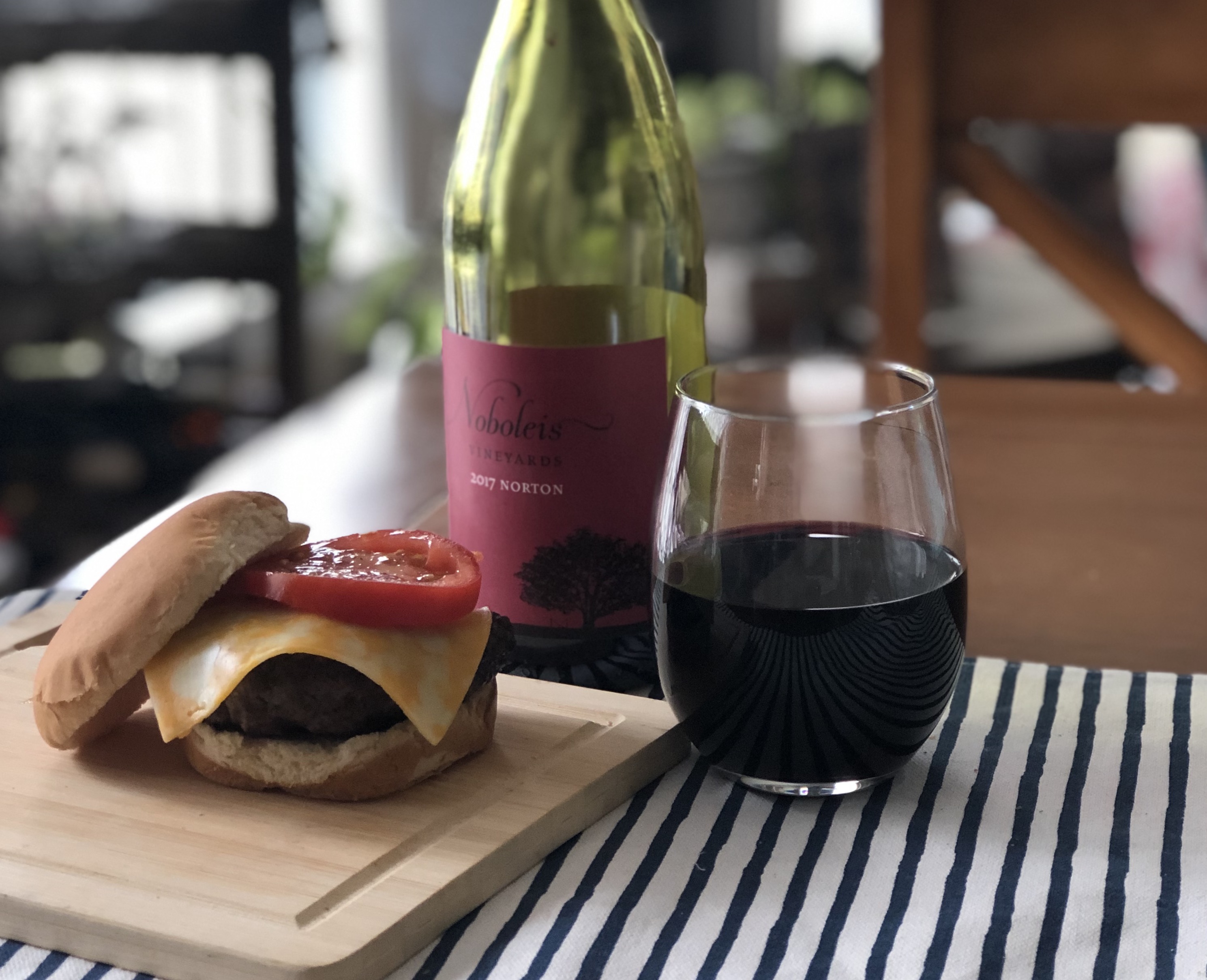Red Wine Burger MO Wine