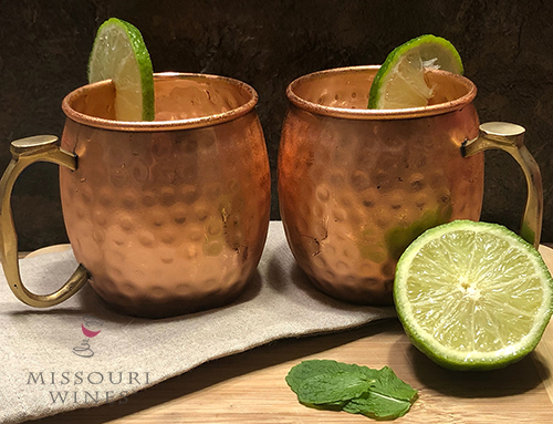 Moscow Mule with Missouri Wine