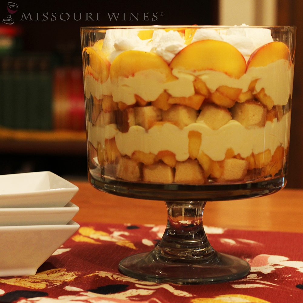 Delicious and Easy Peachy Vignoles Trifle 