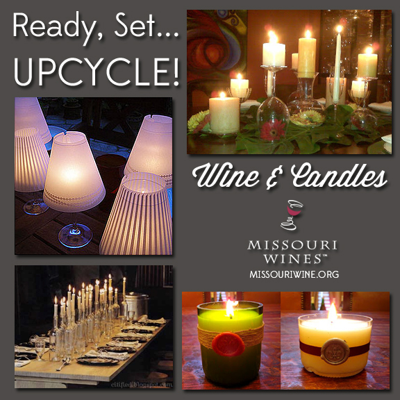 Ready, Set… Upcycle! Wine & Candles