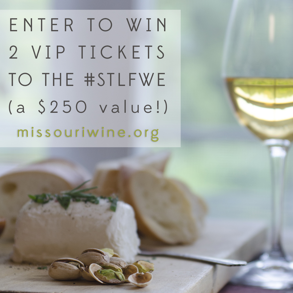 Win a pair of VIP Tickets to the St. Louis Food & Wine Experience (a $250 value!) 