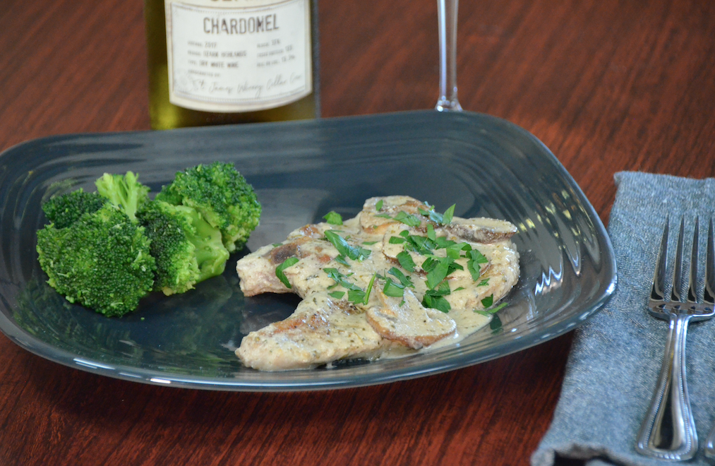 One-Skillet Smothered Pork Chops