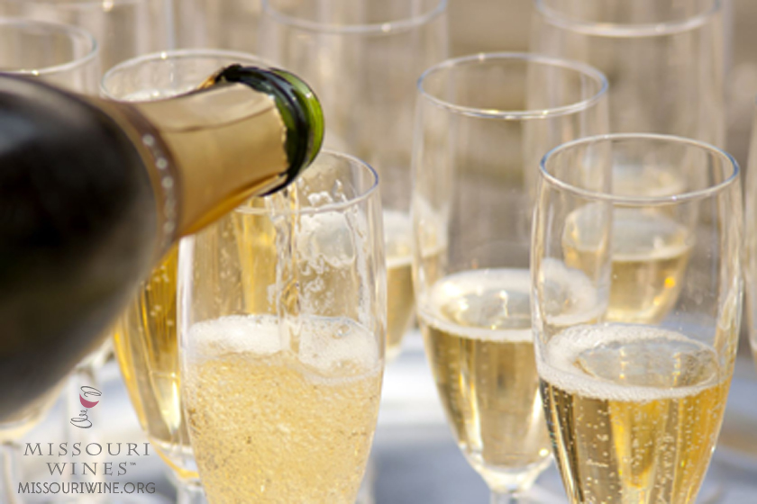 Ring in the New Year with Missouri Sparkling Wine!