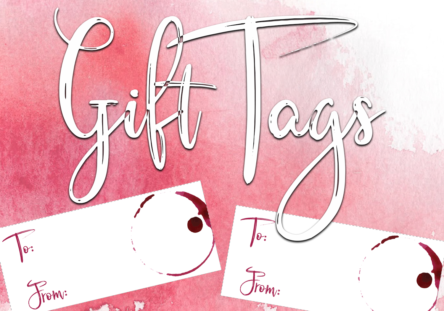Wine-Themed Gift Tags are Cheers-Worthy