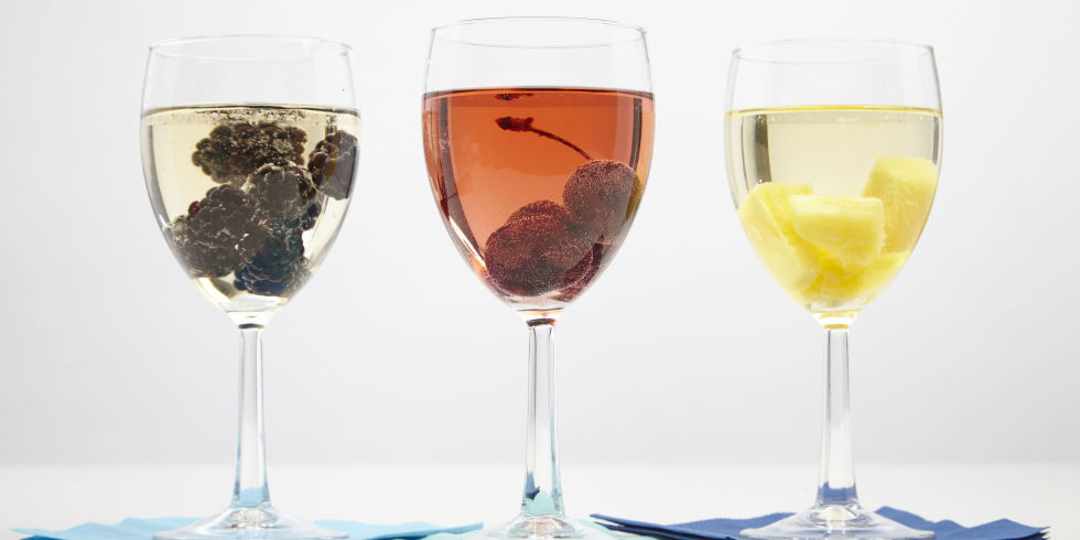 Wine Hack: Chill Your MO Wine with Frozen Fruit