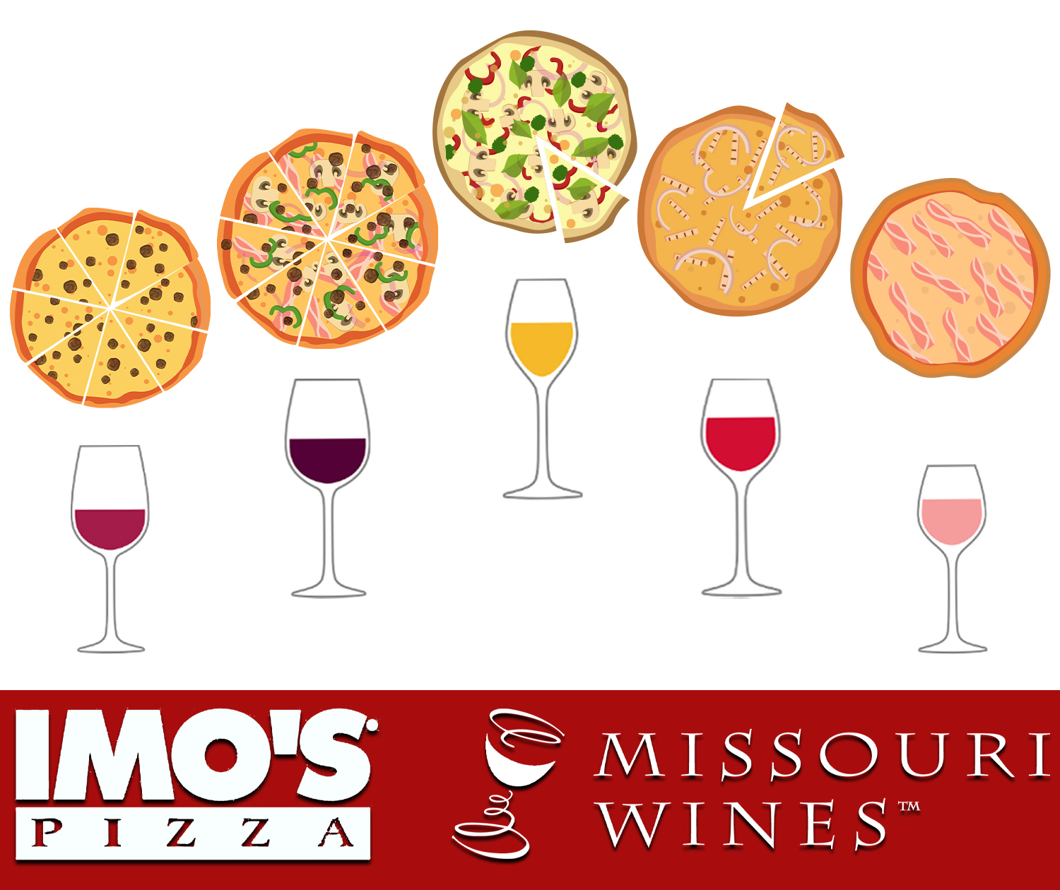 Missouri Classics Unite – Imo’s Pizza and Missouri Wine Pairing