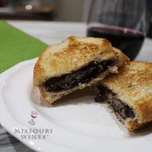 Red Wine Grilled Cheese 