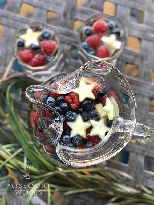 Red, White and Blue Sangria 