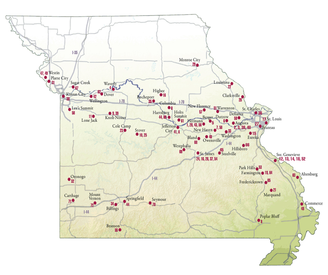 Winery Map