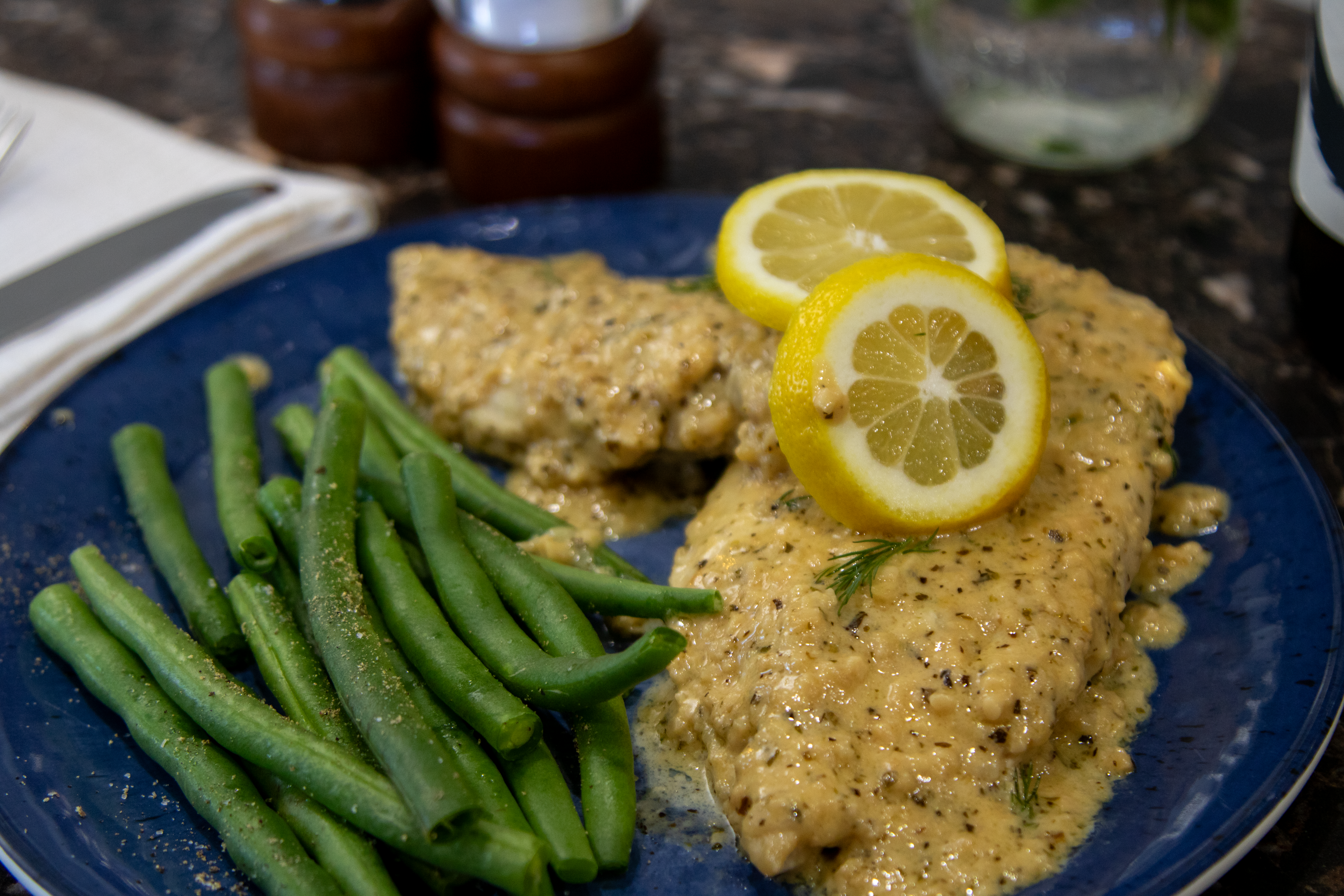 Finished up close of Creamy Chardonel Chicken