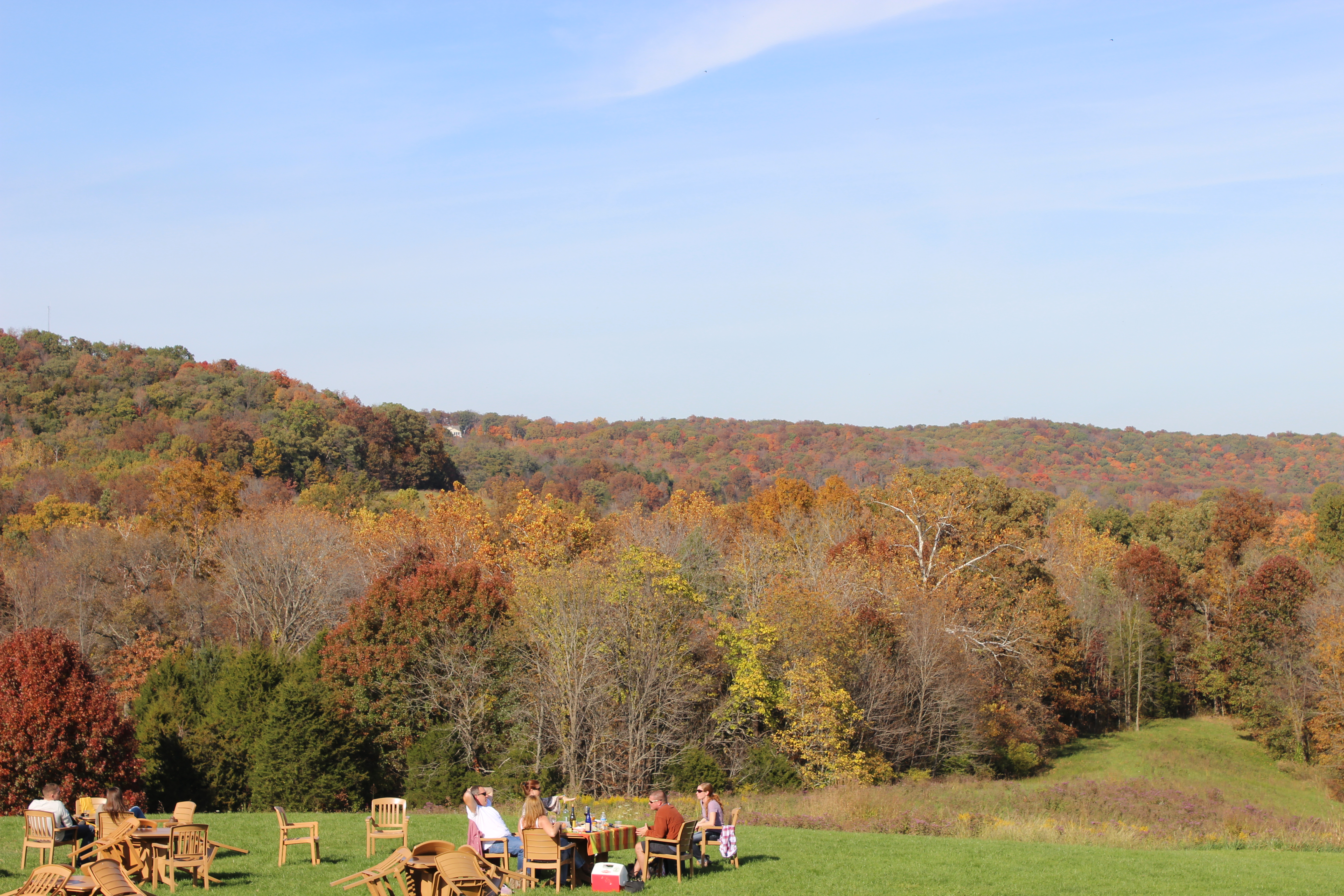 Fall view at Augusta Winery