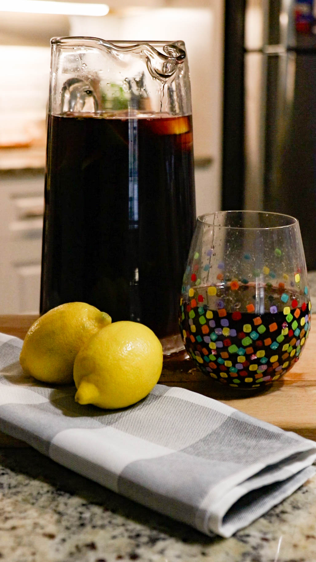 Sangria in glass