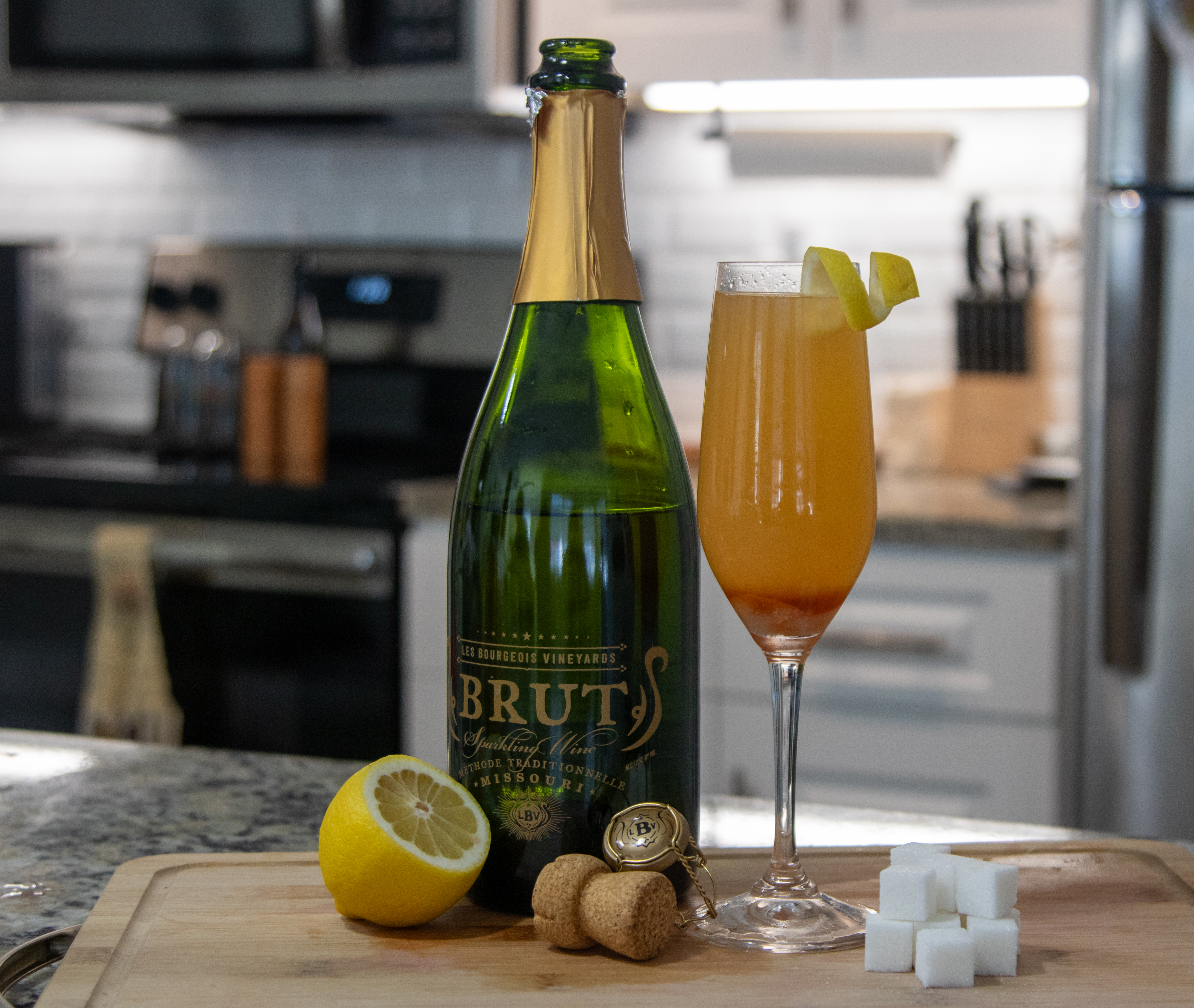 Finished Mimosa Cocktail