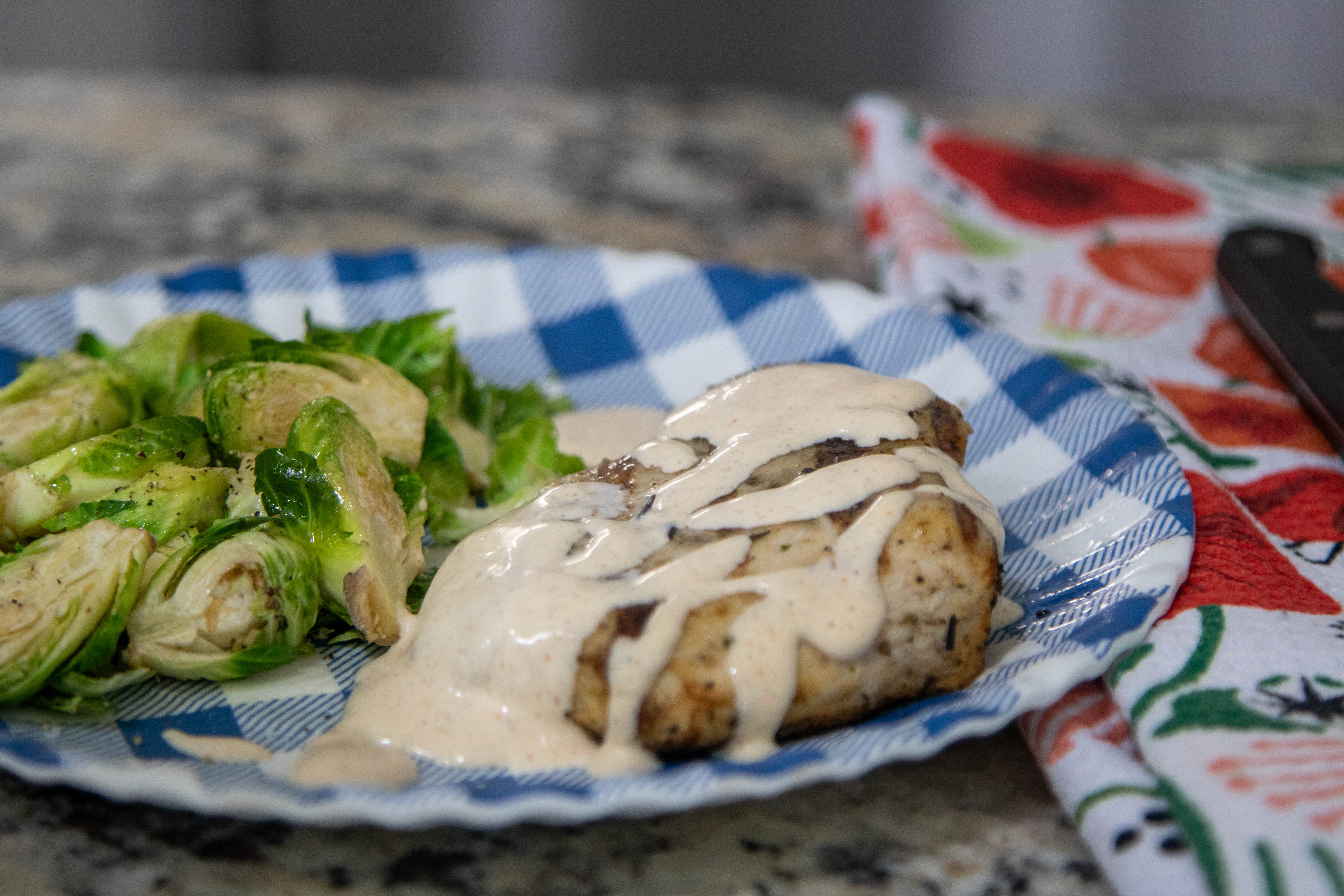 finished and plated recipe