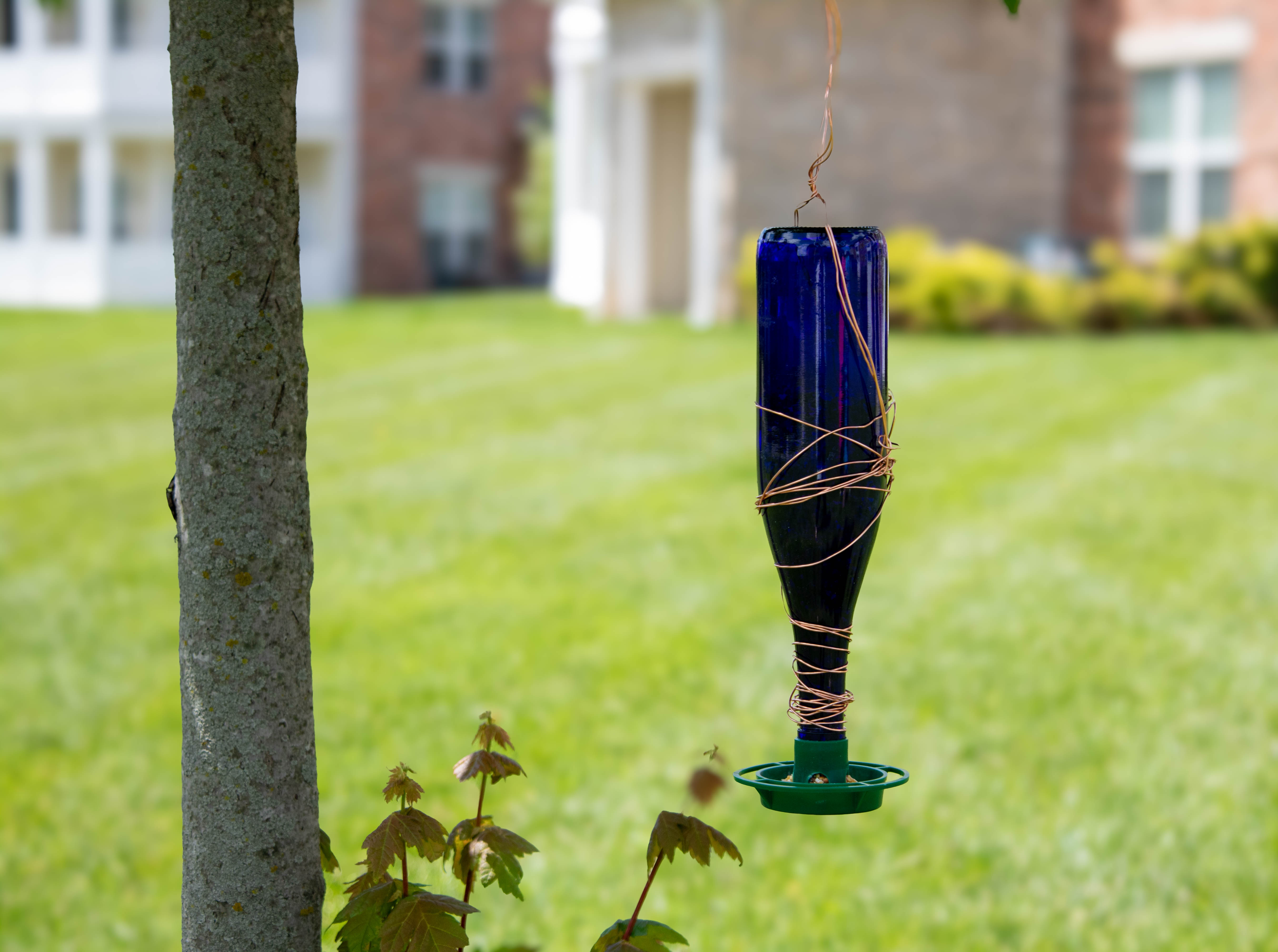 finished bird feeder