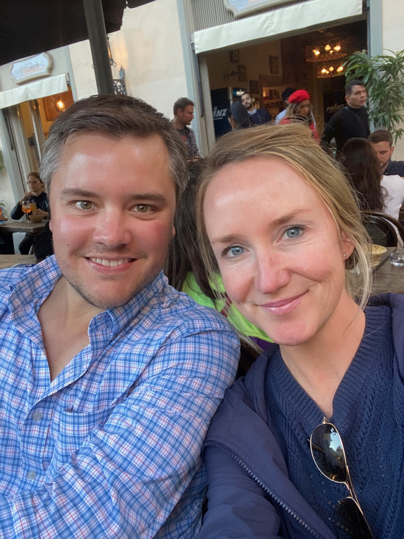 Lauren and her husband Andrew