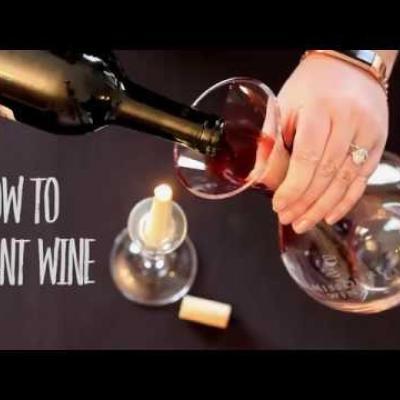 Decanting Wine: A Step-By-Step Guide