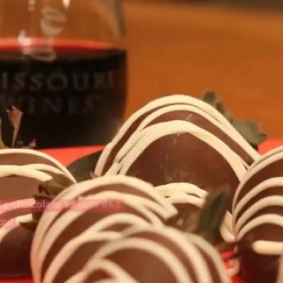 Wine Infused Chocolate Covered Strawberries Recipe