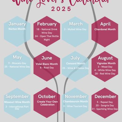 Wine Lover’s Calendar
