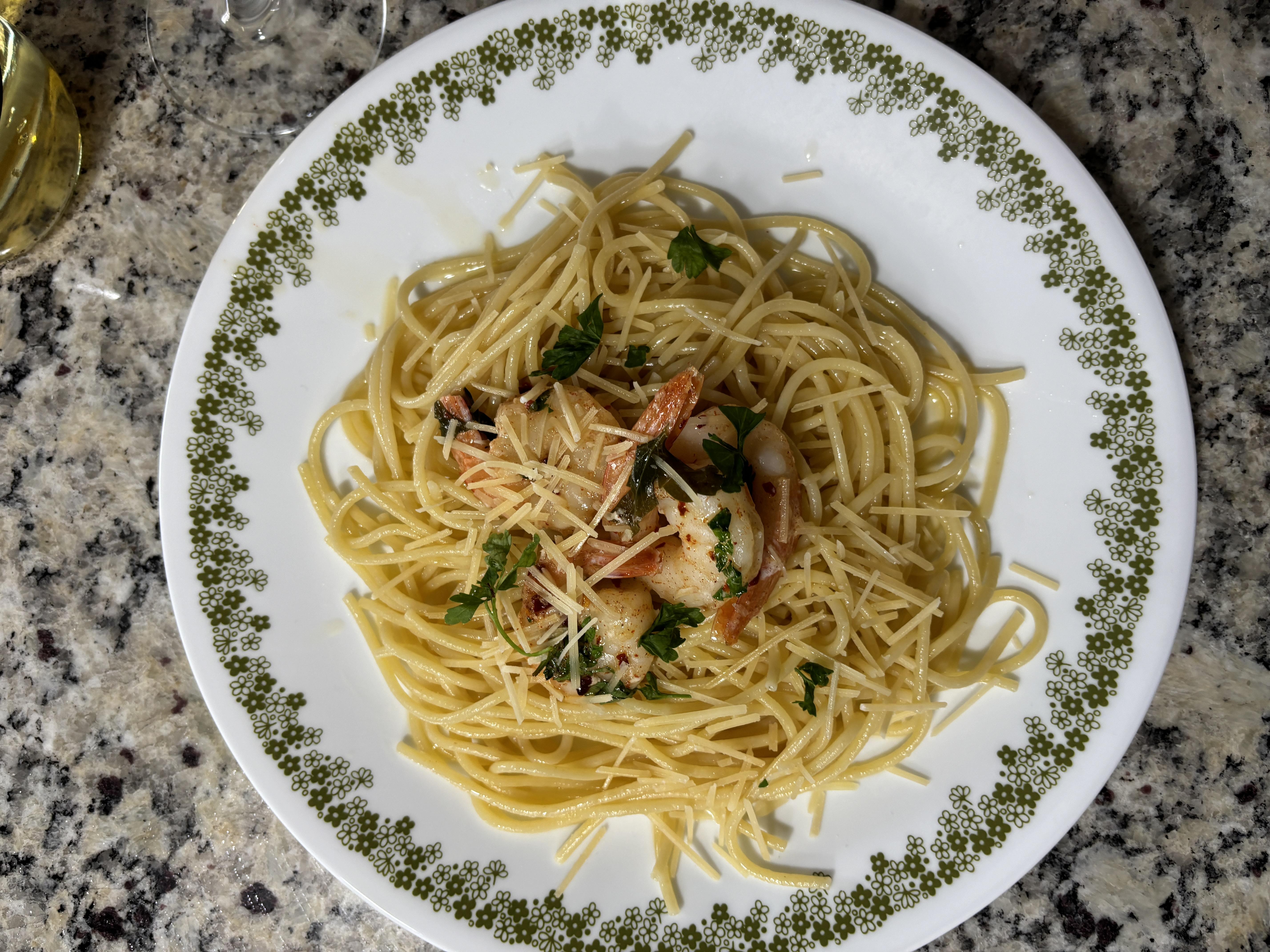 Spicy Lemon Garlic Shrimp