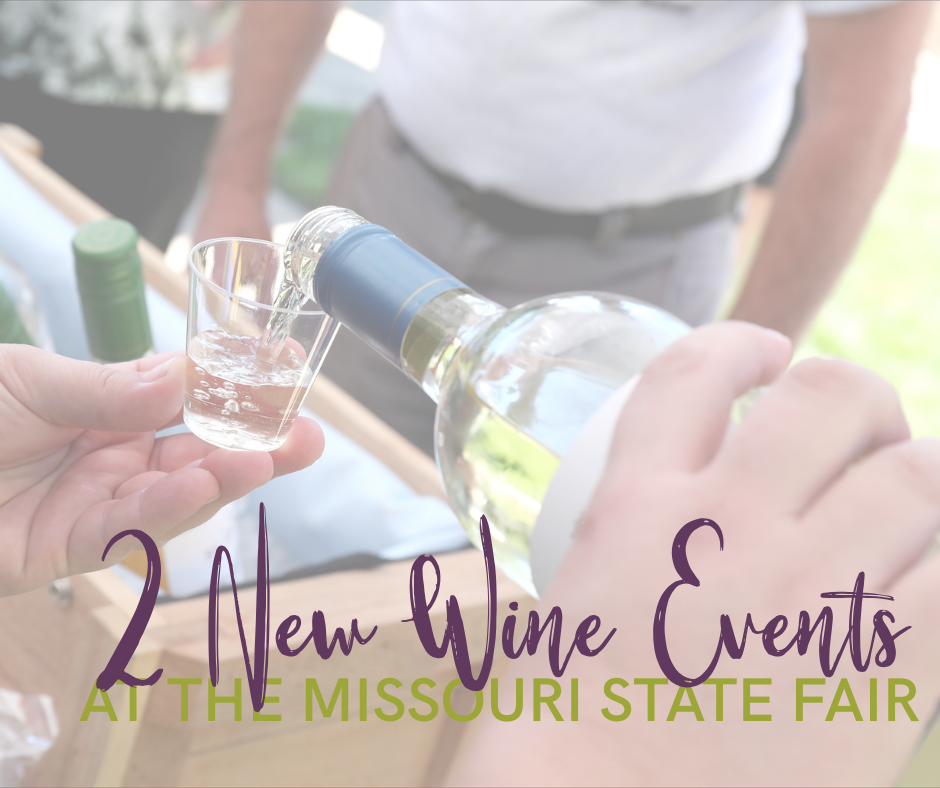 Wine being poured with text overlayed